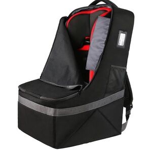 YOREPEK Padded Car Seat Travel Bag Backpack for Airplane, Heavy Duty Car Seat Ba